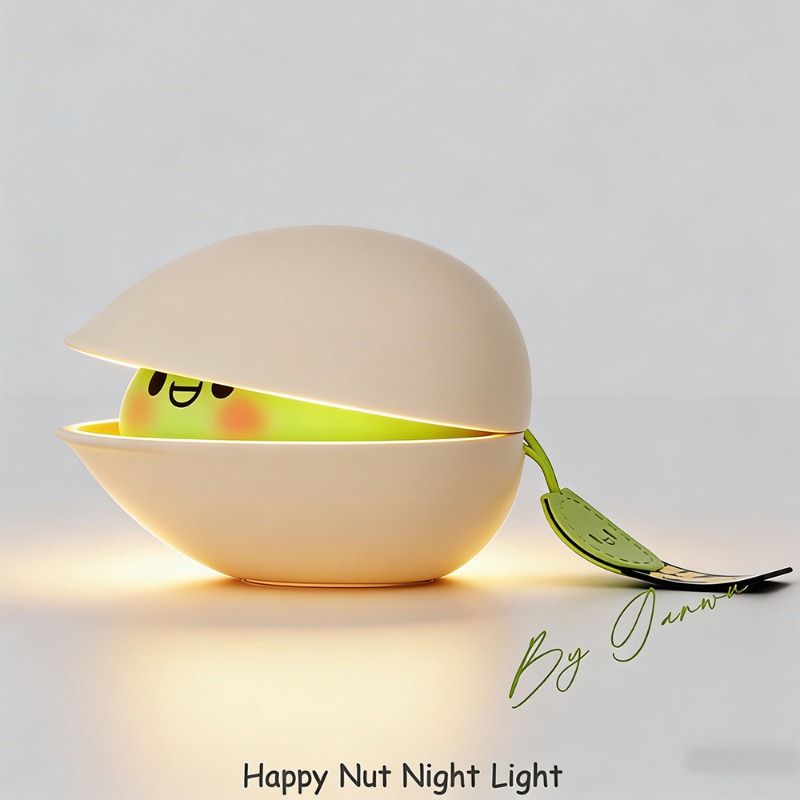 Audio Happy Music - Happy Nut Night Light Cartoon Smiley