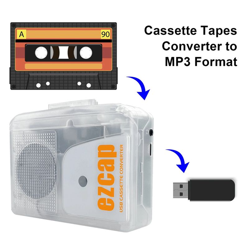 N91R-USB Cassette Player Walkm - Audio Music File 评论和价格
