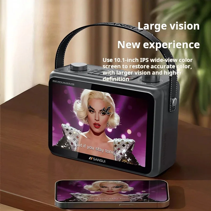 SANSUI K115 LED Screen 10.1-in - Audio Music To Lyrics 评论和价格