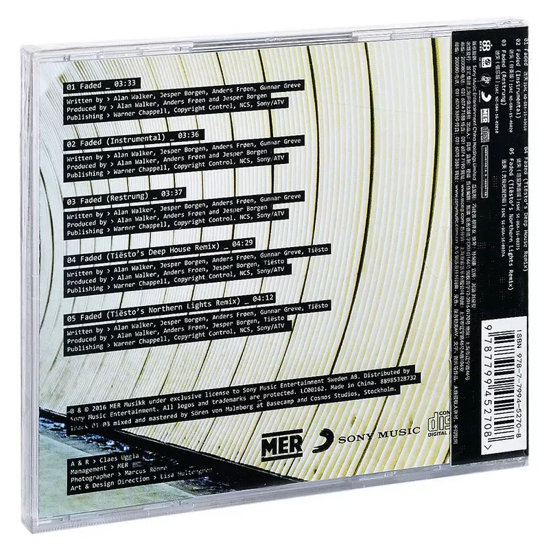 for Alan Walker Lost CD Album  - Audio With Music 评论和价格