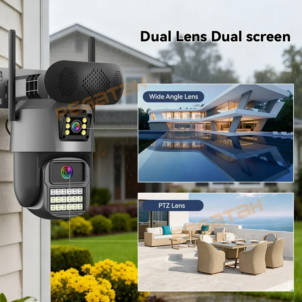 8MP Outdoor Security Camera wi - Audiovision Music Player 评论和价格