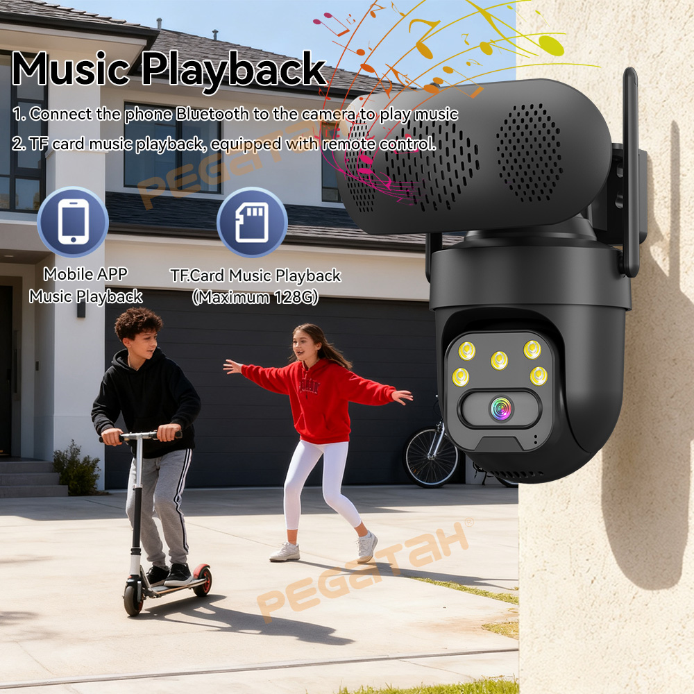 5MP IP Camera Outdoor 2.4G WiF - Audiovision Music Player 评论和价格