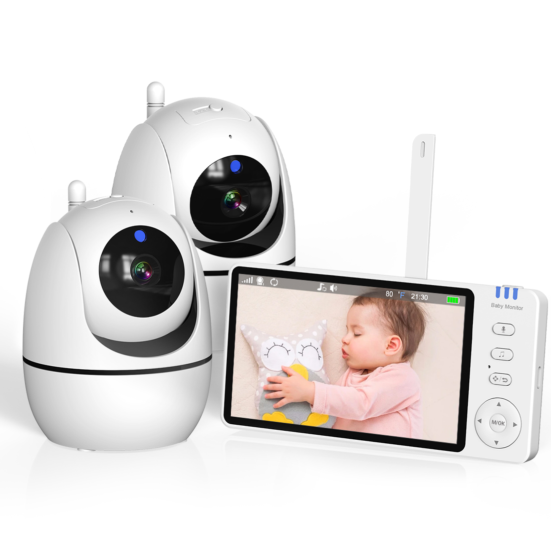 720P HD Wireless Video Baby  5 - Audiovision Music Player 评论和价格