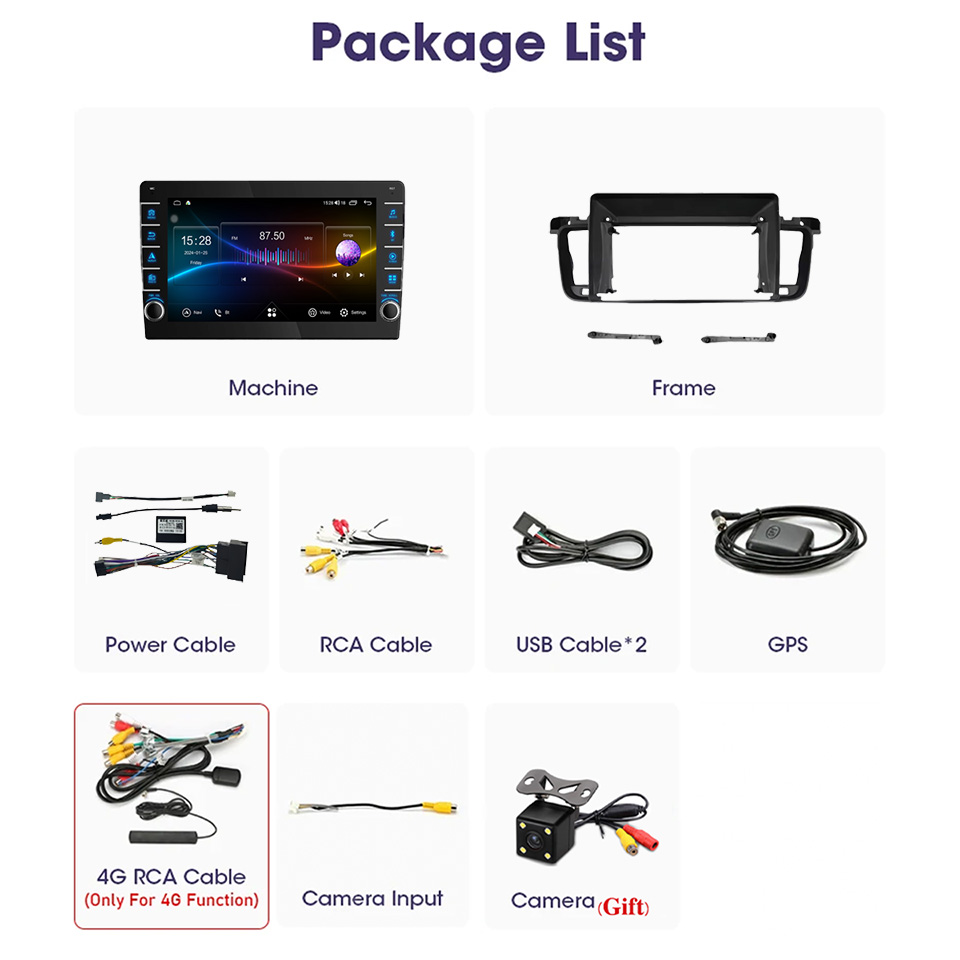 8G Ram 128GB Android 14 Car Ra - Audio Music To Text 评论和价格