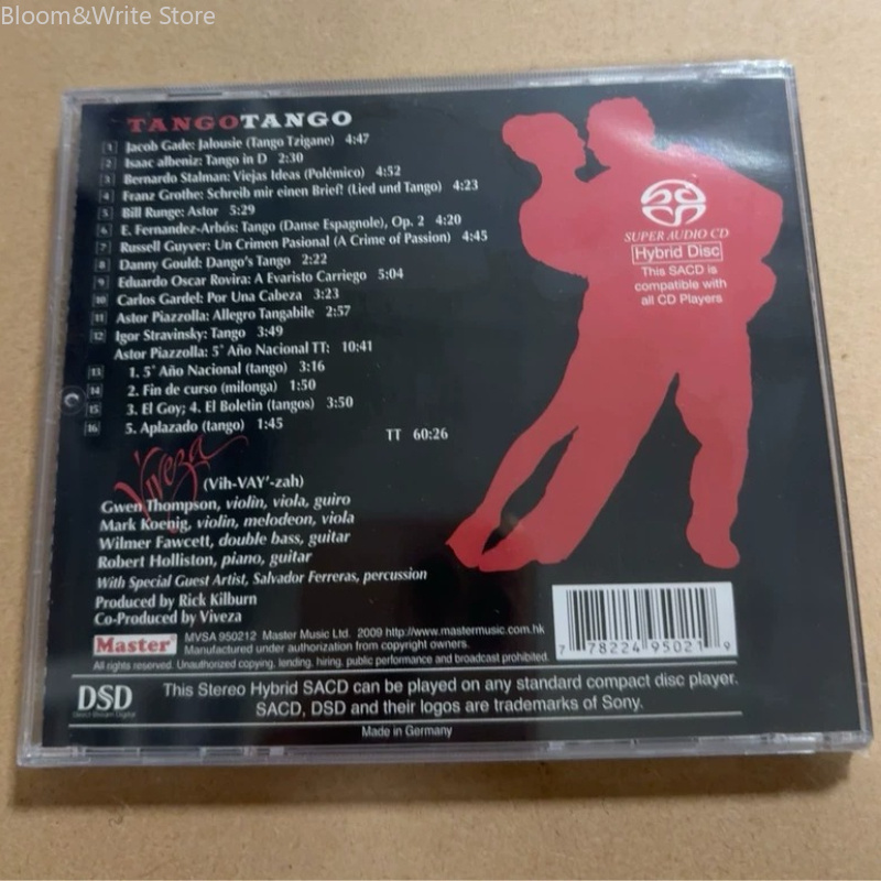 Tango Dance Music CD HIFI Audi - Audio Music Test 评论和价格