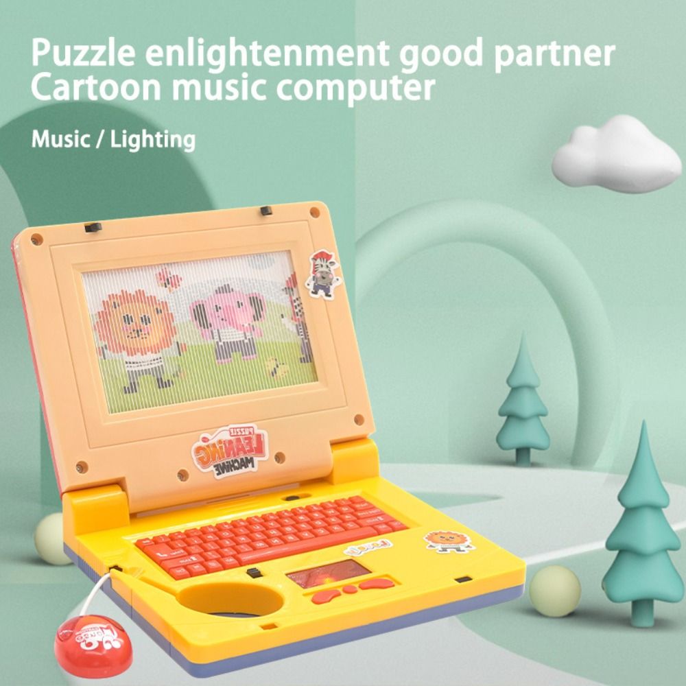 1 Set LED Kids Learning Laptop - Audio Music Maker 评论和价格