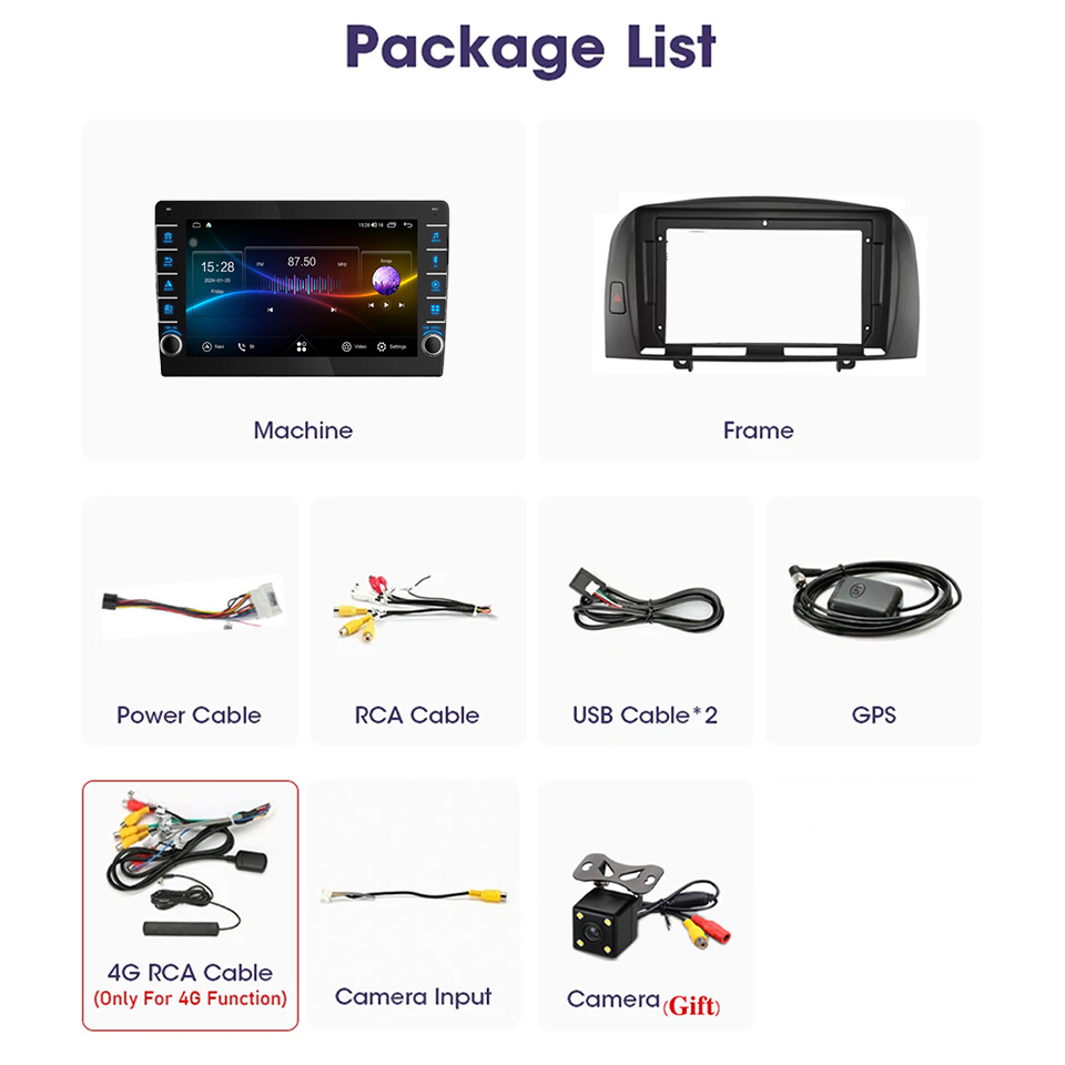 8G Ram 128GB QLED Car Radio Vi - Audio Music To Text 评论和价格