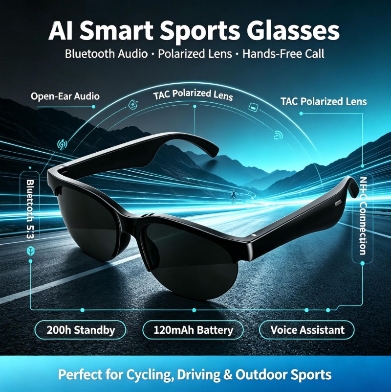 Smart Sports Glasses Open Ear  - Audio With Music 评论和价格