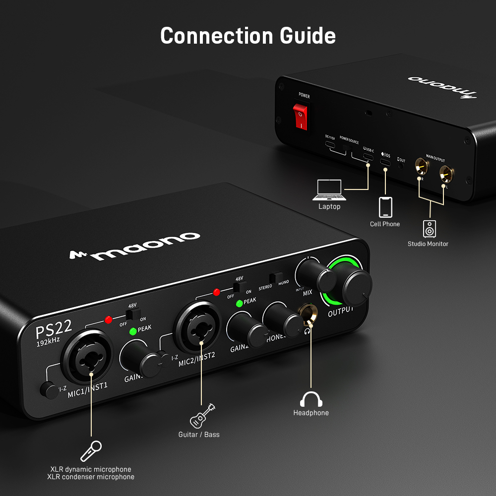 MAONO PS22 Professional Audio  - Audio Music Software 评论和价格