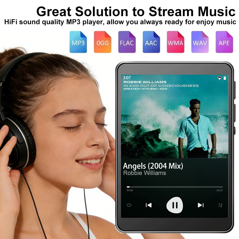 WiFi MP3 Player Andriod 10 Spo - Audio Music Mp3 Download Free 评论和价格